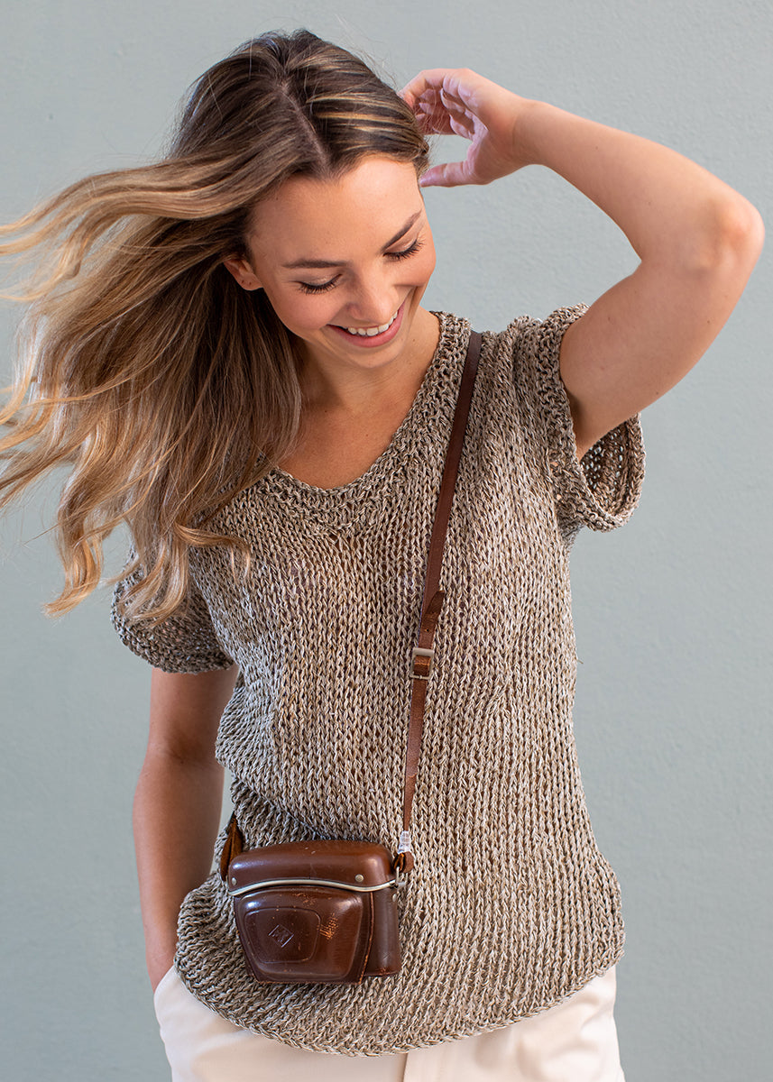 Nele Woman's Top in Schachenmayr Cotton4Future - S10866 - Downloadable PDF