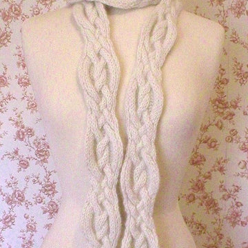 Double Knot Cable Scarves