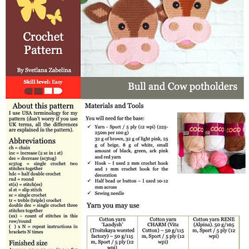 294  Cow and Bull Ox decor