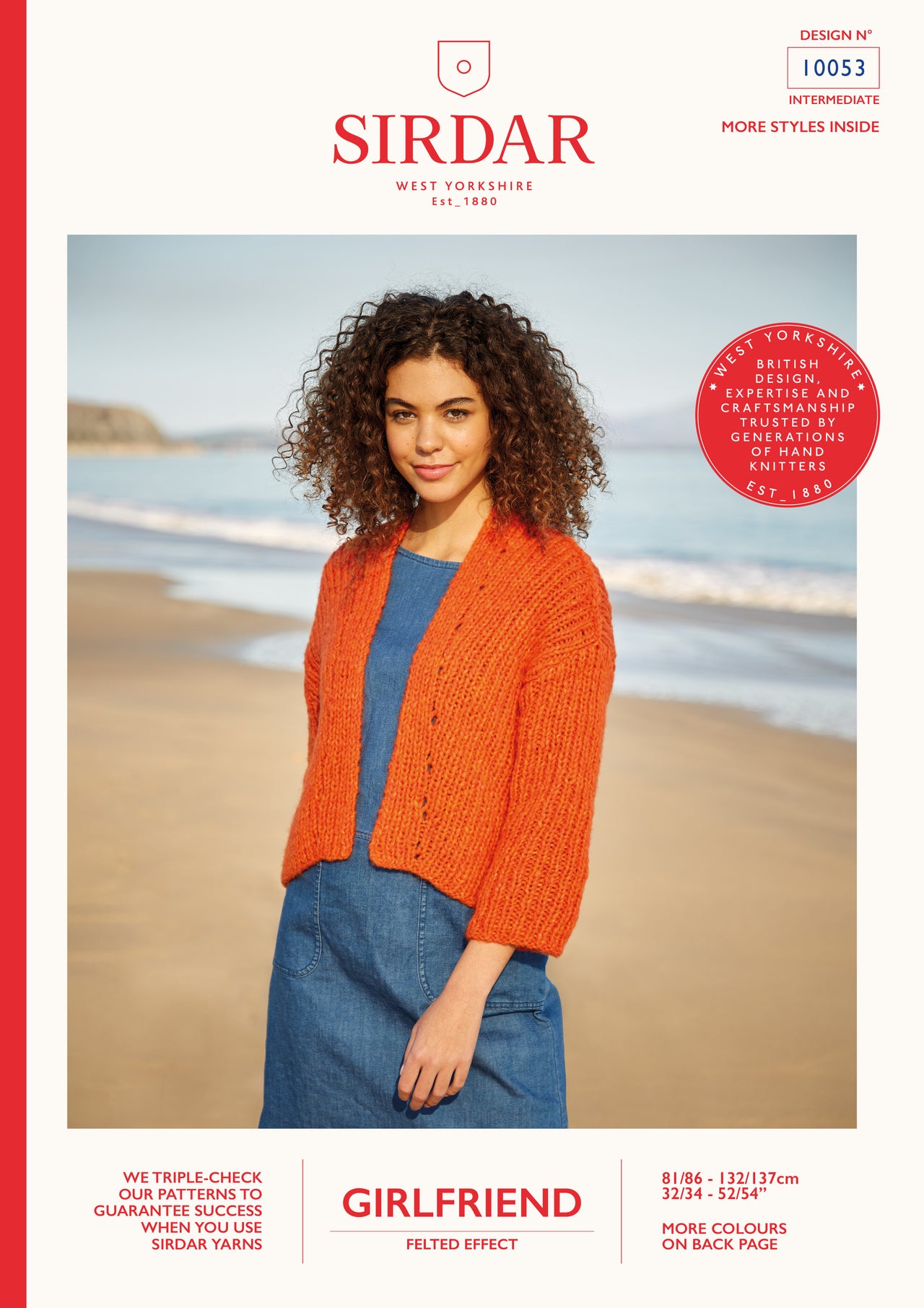 Jackets in Sirdar Girlfriend - 10053 - Leaflet