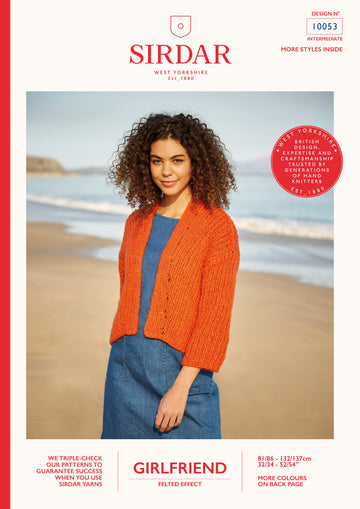 Jackets in Sirdar Girlfriend - 10053 - Leaflet