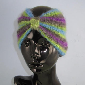 Angel Prints Mohair Turban Headband