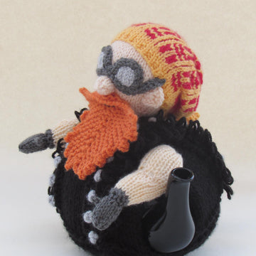 Biker Tea Cosy Knitting Pattern