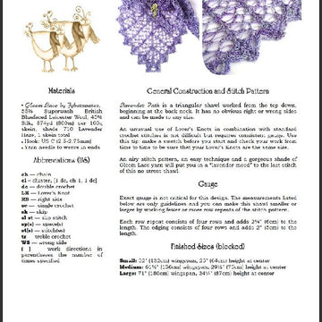 Lavender Path Shawl
