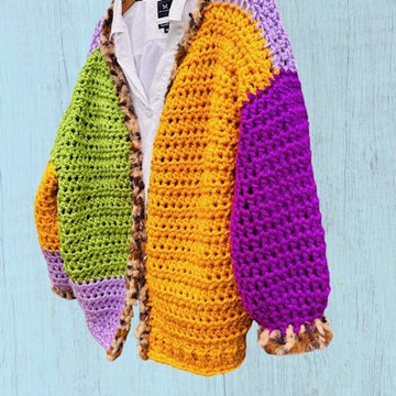 Super Chunky Crochet Cardigan