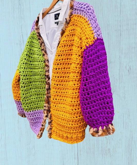 Super Chunky Crochet Cardigan