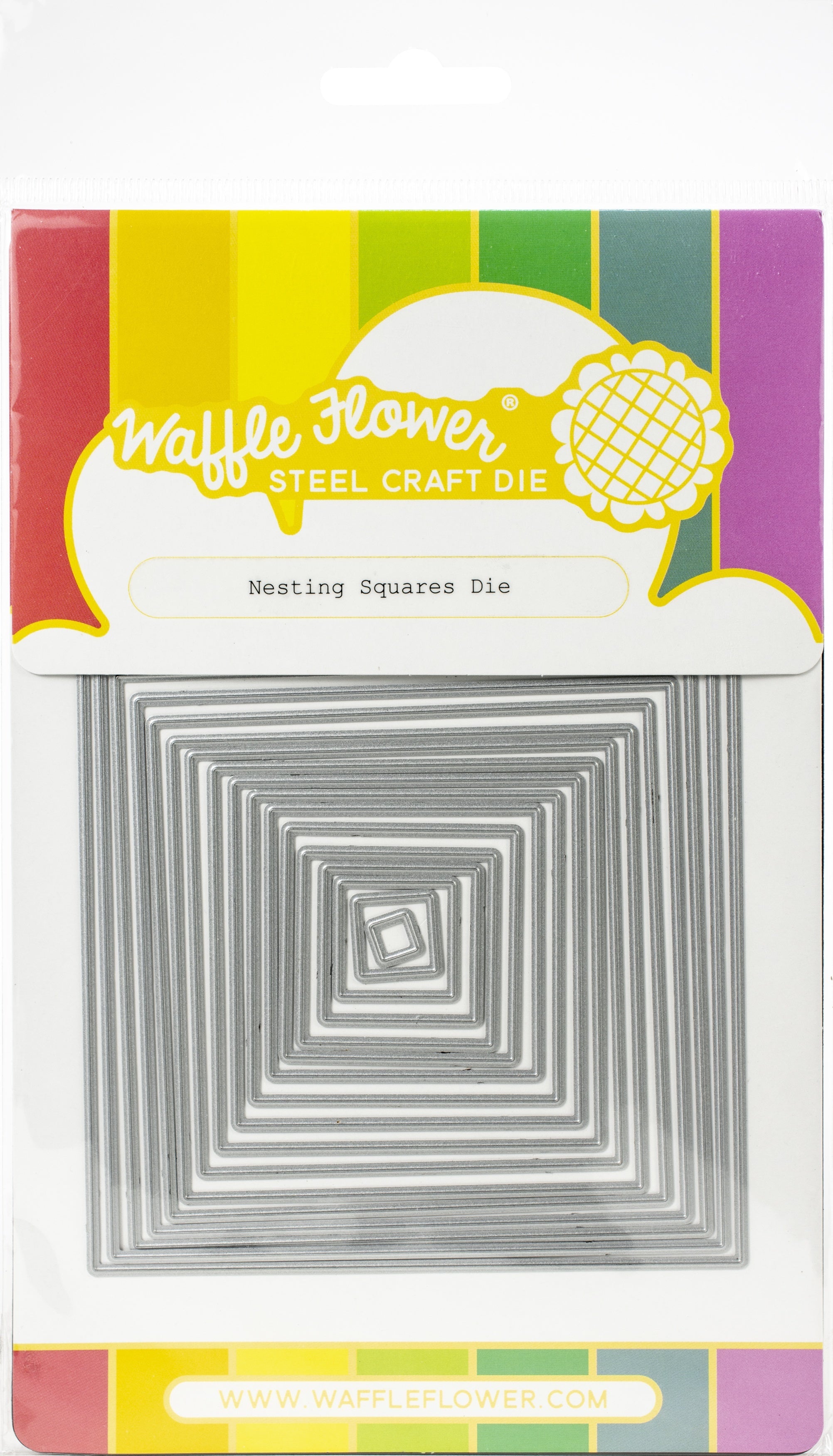 Waffle Flower Crafts Waffle Flower Die - Nesting Squares