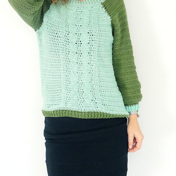 Spring Time Cable Sweater