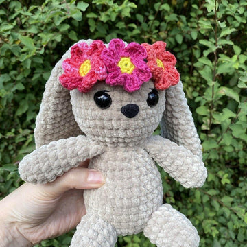 Bunny with Flower Crown