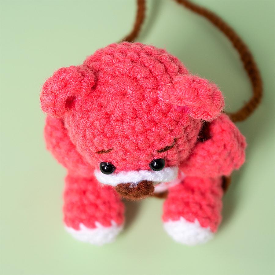 Strawberry Bear Car Hanging