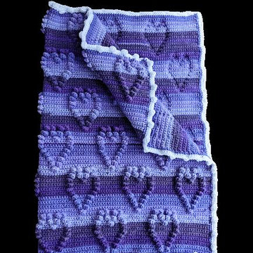 Lots of ❤️ baby blanket