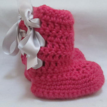 Lace-Up Baby Boots