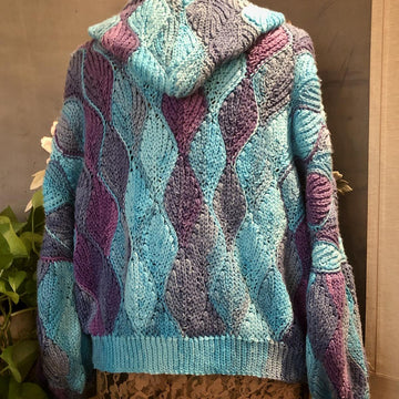 Autumn Rain Brioche Cardigan