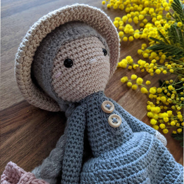 Sophie, crochet doll