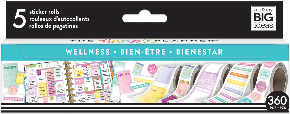 Happy Planner Sticker Roll - Wellness