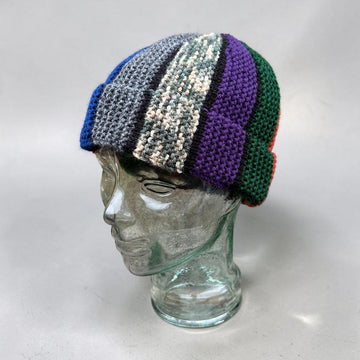 Scrap Yarn Beanie Hat