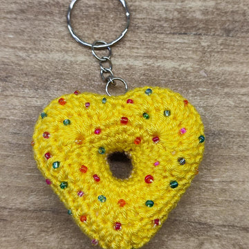 Heart Donut keychain