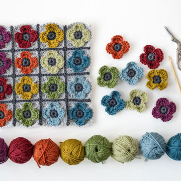 Flower Temperature Blanket