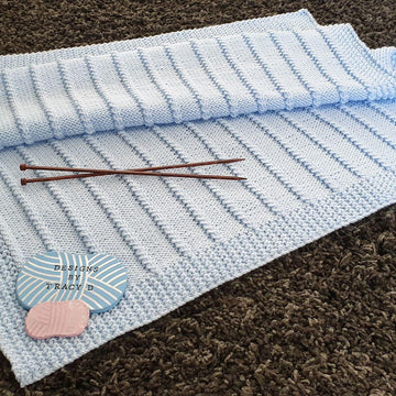 Baby blanket knitting pattern Iris - Rohan