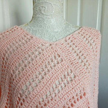 Summer Pink Poncho