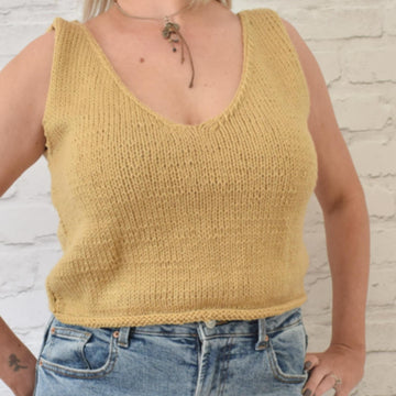 HIBISCUS V neck sweater