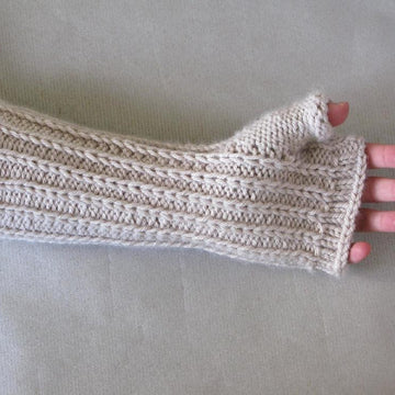 Lace and Cable Mitts