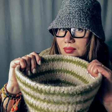 Felted bucket hat