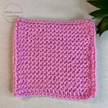 Tunisian Purl Stitch Afghan Square