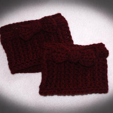 Bow Boot Cuffs Pattern