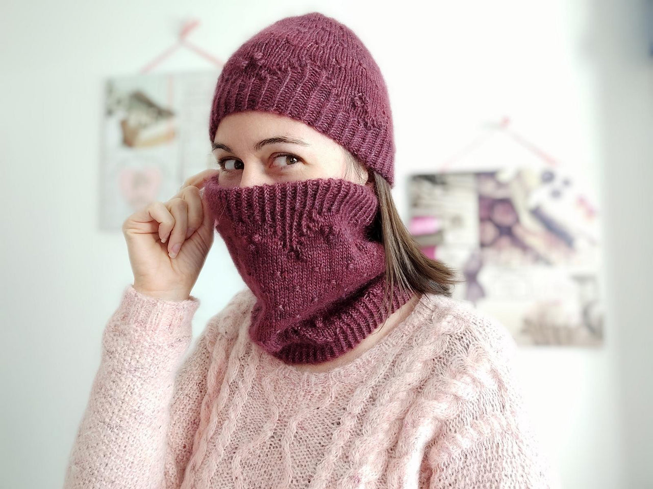 Malva (Hat & Cowl)