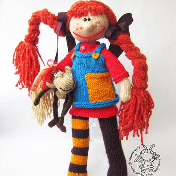 Mischievous red-haired doll