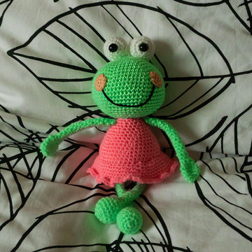 Amigurumi Häkelanleitung für den Froschilla