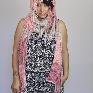 Chevron Fringe Shawl