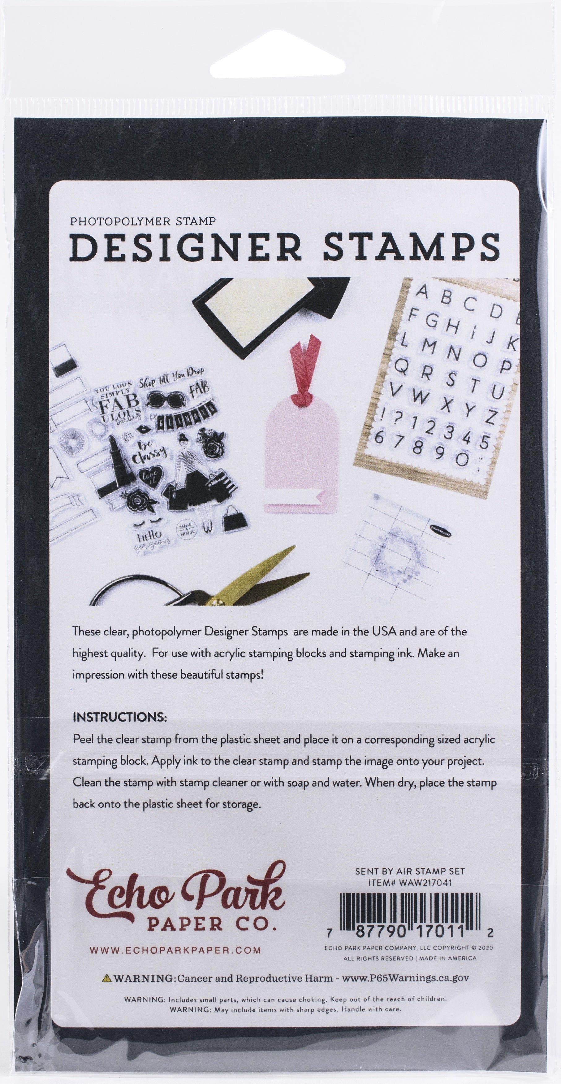Echo Park Paper Echo Park Stamps - Sent By Air, Witches & Wizards