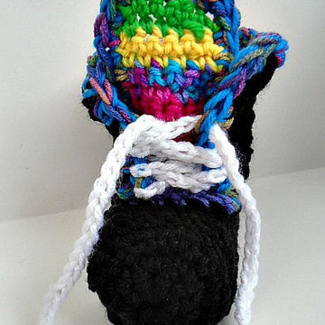 929 - Multicolor Black Sneakers