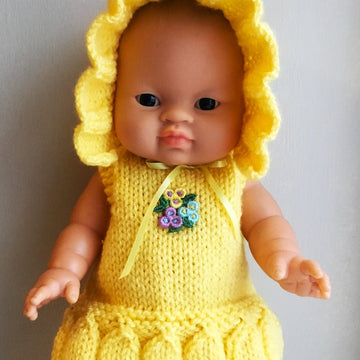 32cm Doll Spring Dress Set
