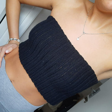 Drawstring bandeau