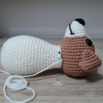 Jeremy the Jack Russell - UK Terminology - Amigurumi
