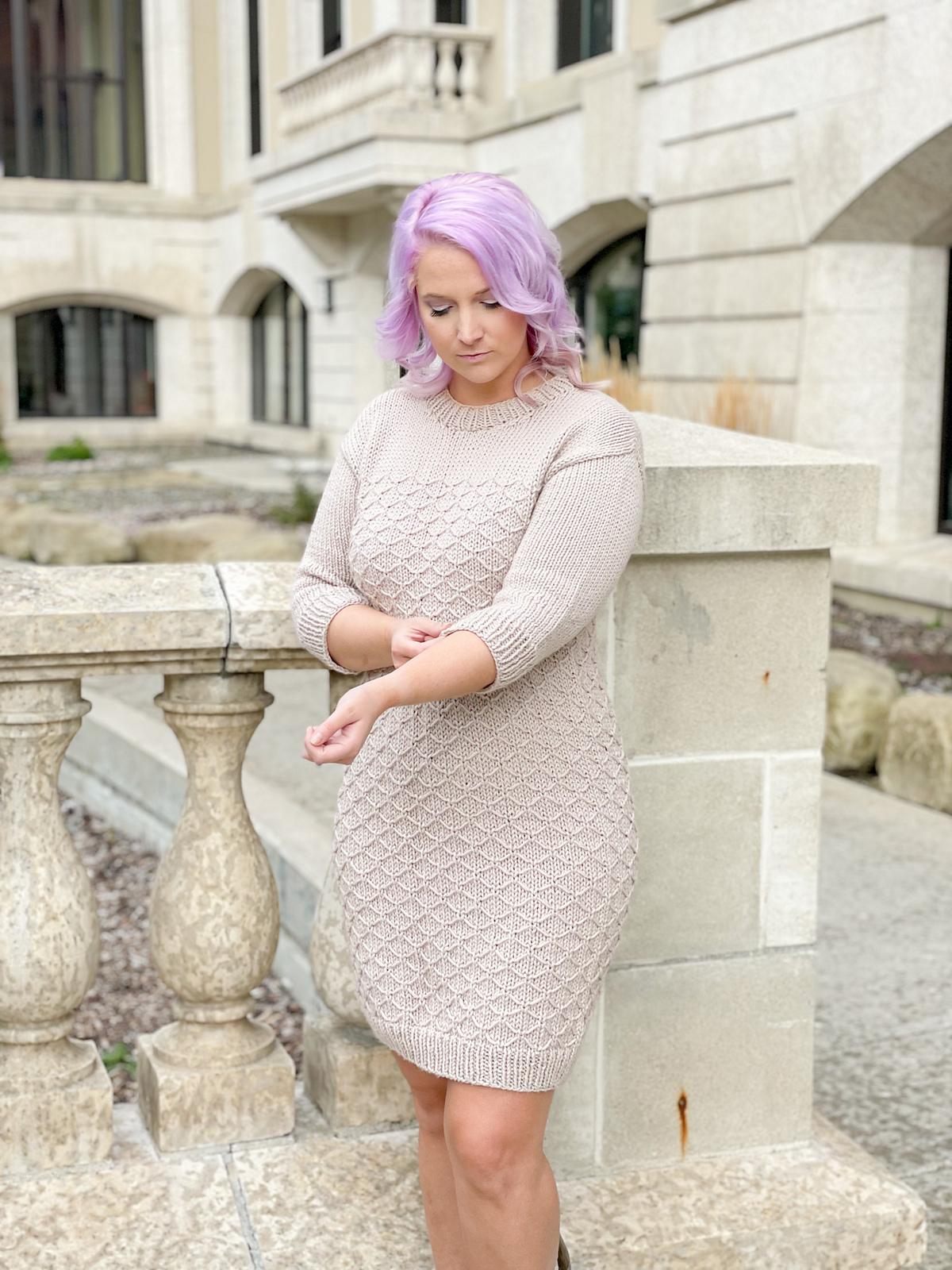 Diamond Knit Dress