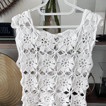 Summer crochet vest
