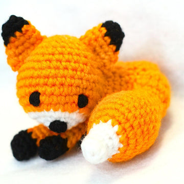 Mini Sleepy Fox Amigurumi