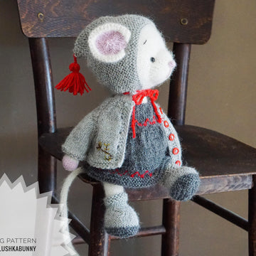 Doll Toy Clothes - Outfit Xmas mouse girl
