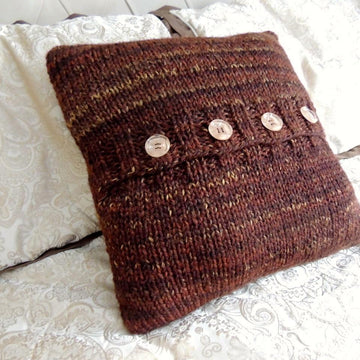 Twists and Cables Cushion Cover