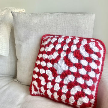 Candy Cane Throw Pillow