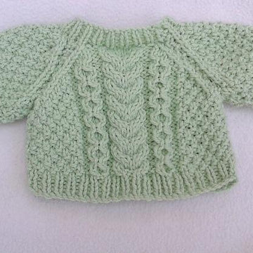Teddy bear Aran Sweater