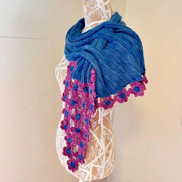 Fontaine De Fleurs Scarf Wrap
