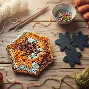 A Crochet Hexagon Motif Pattern + Video Tutorial