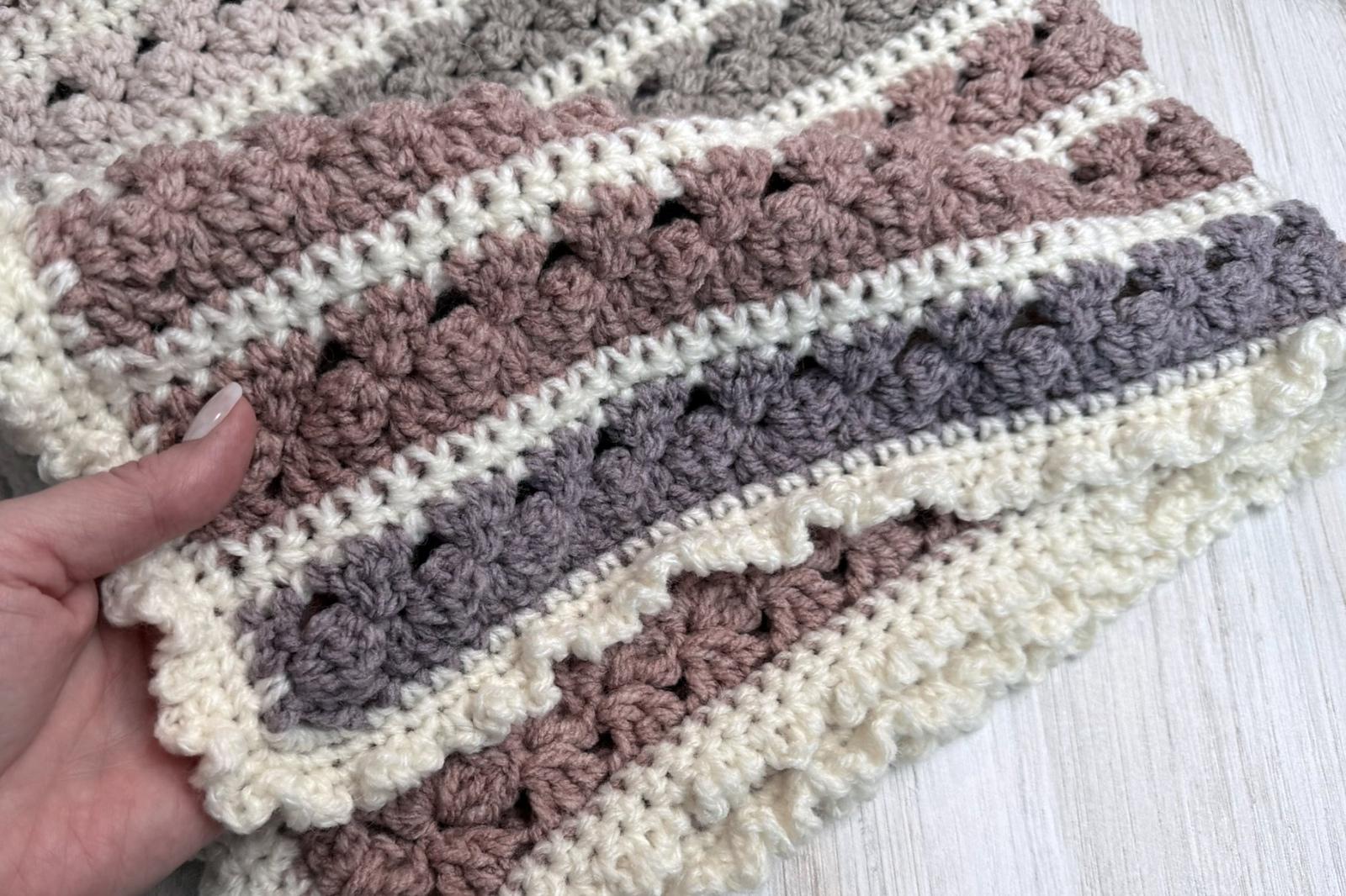 Blushing Blooms Baby Blanket