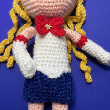 Japanese Warrior amigurumi doll