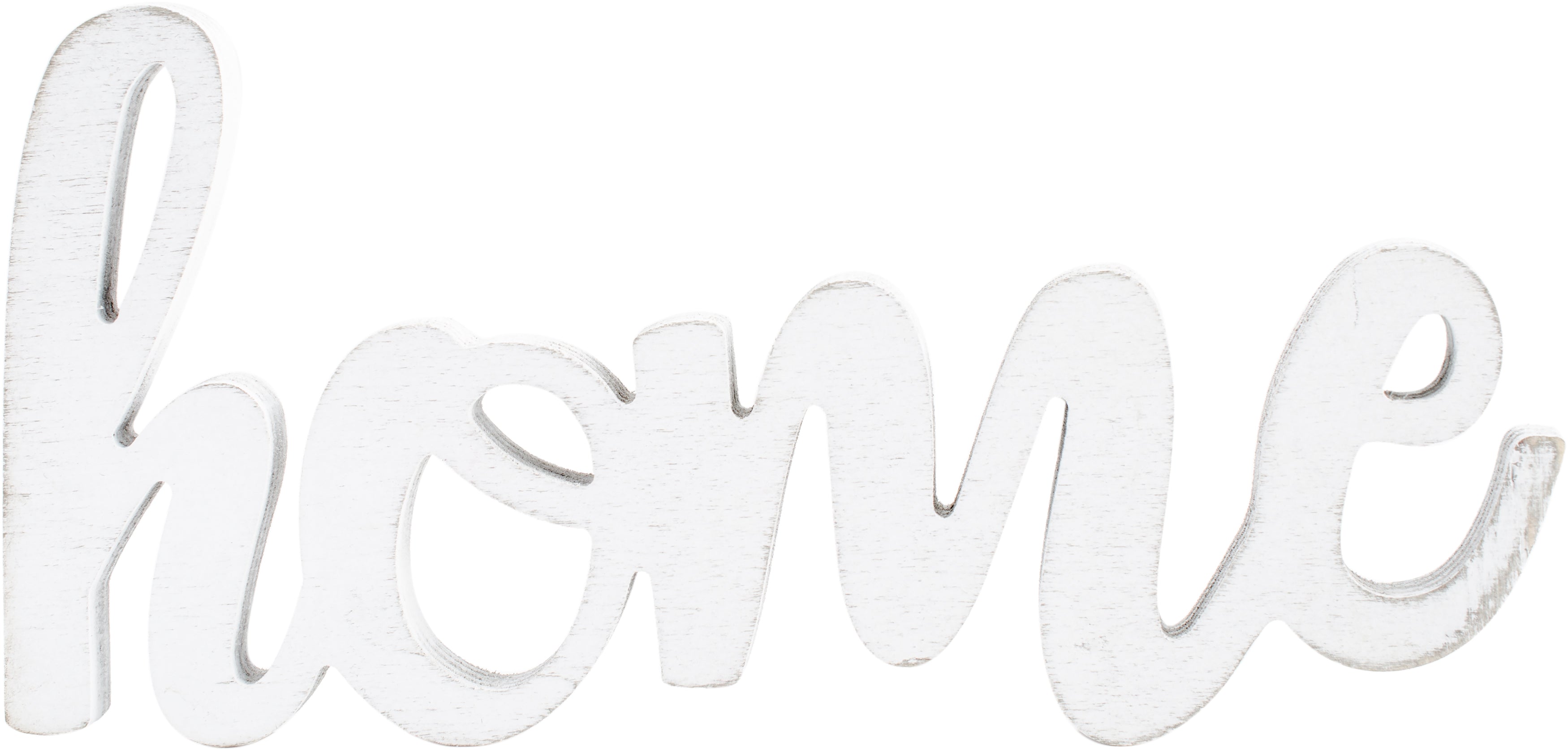 Hampton Art Mix The Media Wood Script Words - Home, White